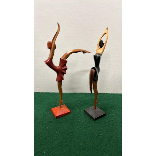 11 - TWO TREEN BALLERINA FIGURINES