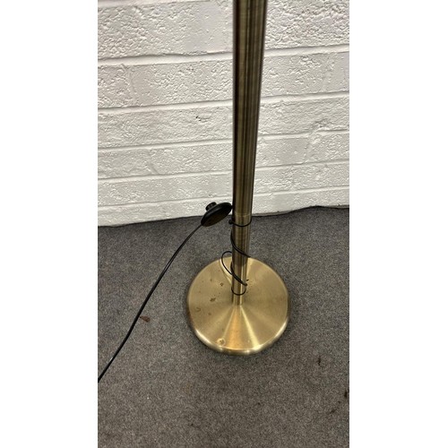 81 - BRUSH BRASS FINISH STANDARD LAMP