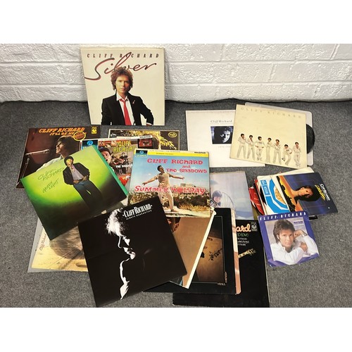 79 - MIXED COLLECTION OF CLIFF RICHARD LPS AND 45s SINGLES