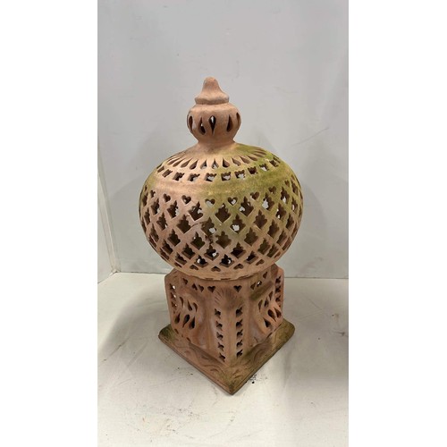 392 - TERRACOTTA GARDEN TEA LIGHT