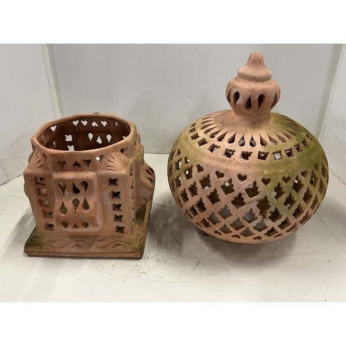 392 - TERRACOTTA GARDEN TEA LIGHT