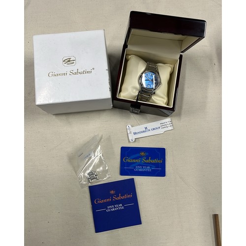 354 - GIANNI SABATINI GENTS WATCH BOXED