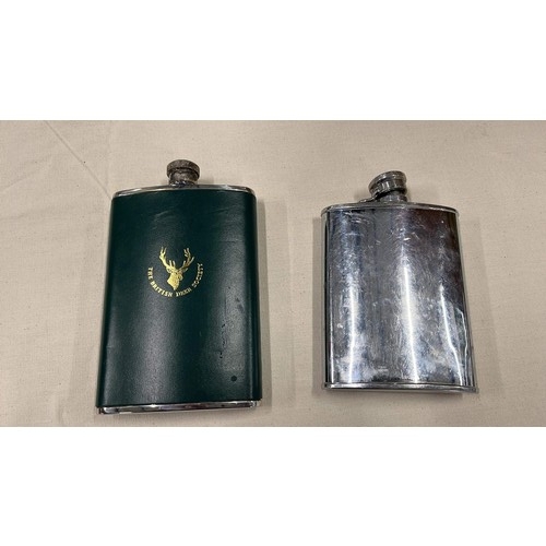 370 - TWO HIP FLASKS