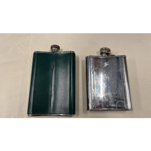 370 - TWO HIP FLASKS