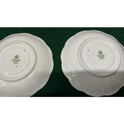 1 - TWO TEA CUPS AND SAUCERS BY ROYAL STANDARD