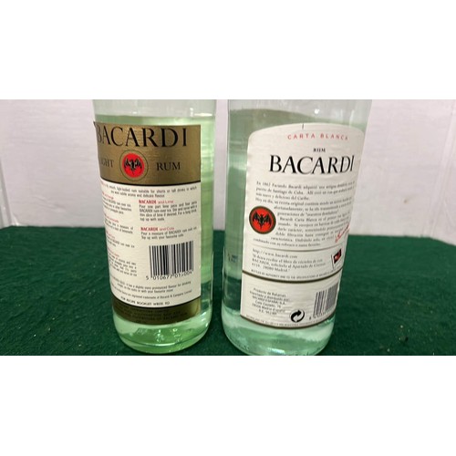 94 - TWO BOTTLES OF BACARDI SUPERIOR