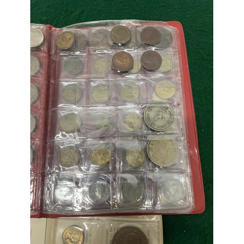 188 - ALBUM OF APPROX 88 HONK KONG COINS AND A BARCLEYS BANK 1967 YEAR SET SEE ALL PICTURES