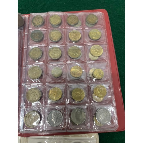 188 - ALBUM OF APPROX 88 HONK KONG COINS AND A BARCLEYS BANK 1967 YEAR SET SEE ALL PICTURES