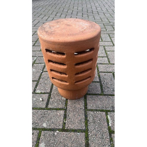 233 - TERRACOTTA VENTED CHIMNEY COWLING