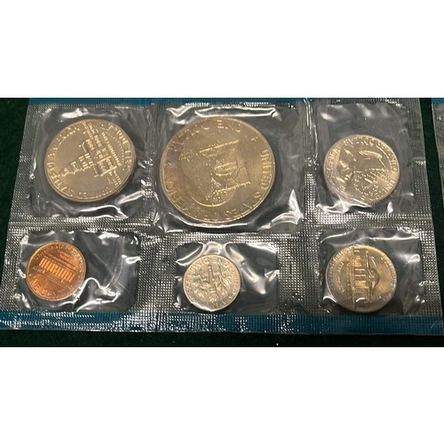 197 - 2 X 1975 USA MINT YEAR SETS IN BAGS