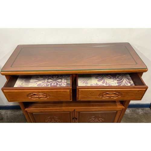 313 - JAPANESE ROSEWOOD HALL UNIT