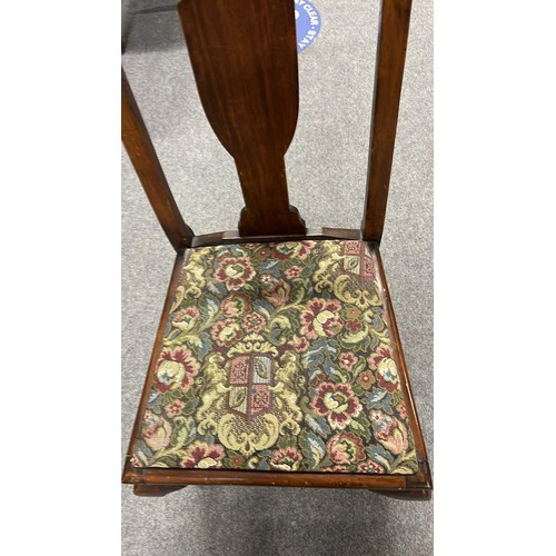 317 - QUEEN ANN LEGGED DINNING CHAIR