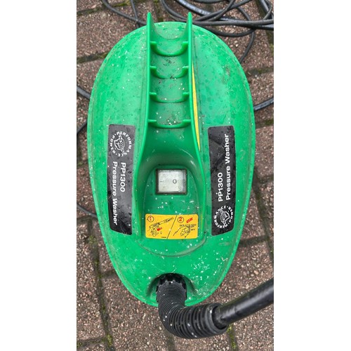 411 - GREEN PP1300 POWER WASHER USED UNTESTED