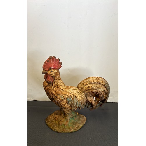 119 - CAST METAL COCKEREL DOOR STOP