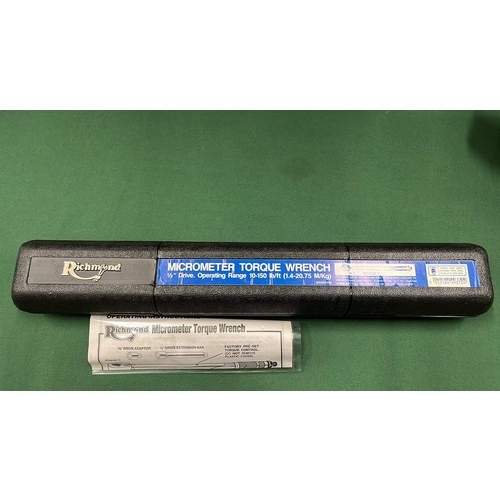 108 - BOXED MICROMETER TORQUE WRENCH