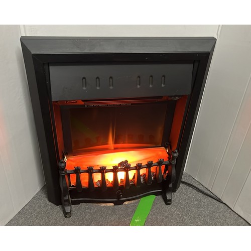 550 - BLACK FINISH ELECTRIC ROOM HEATER FIRE