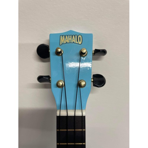 99 - MAHALO UKULELE LIGHT BLUE WITH MATCHING CASE