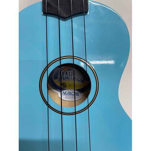 99 - MAHALO UKULELE LIGHT BLUE WITH MATCHING CASE