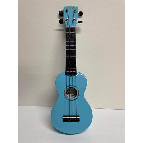 99 - MAHALO UKULELE LIGHT BLUE WITH MATCHING CASE