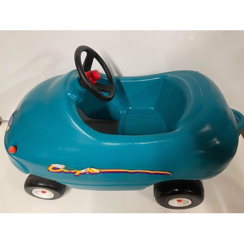 35 - PEDAL CAR IN BLUE BY LITTLE TIKES