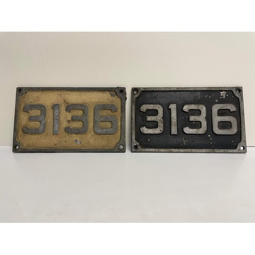 27 - VINTAGE NUMBER PLATE SET