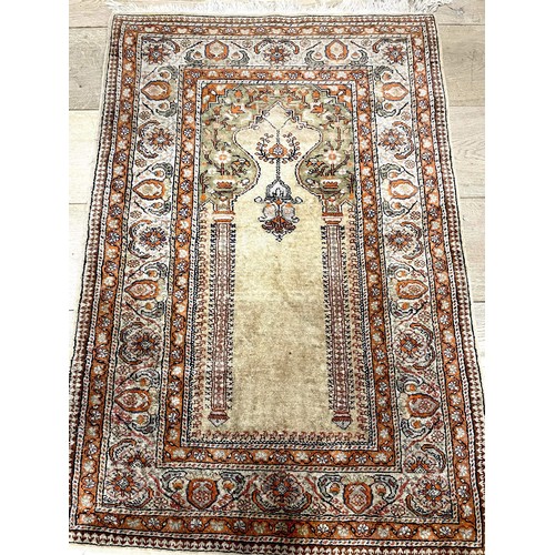 21 - LARGE RED OVER RUG