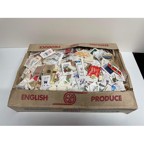 25 - VERY LARGE BOX OF SUGAR PACKETS WITH CONTENTS FROM AROUND THE WORLD