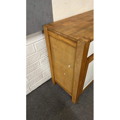 108 - OAK TWO TONE SIDEBOARD