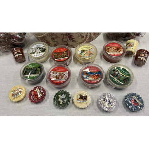 137 - SELECTION OF YANKEE SCENTED CANDLES