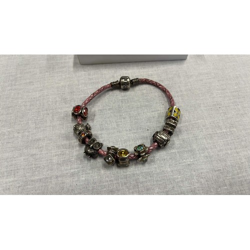 129 - PANDORA CHARM BRACELET