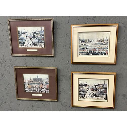 150 - FOUR FRAMED LOWERY PRINTS