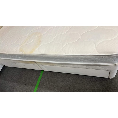 300 - Double divan bed set with storage