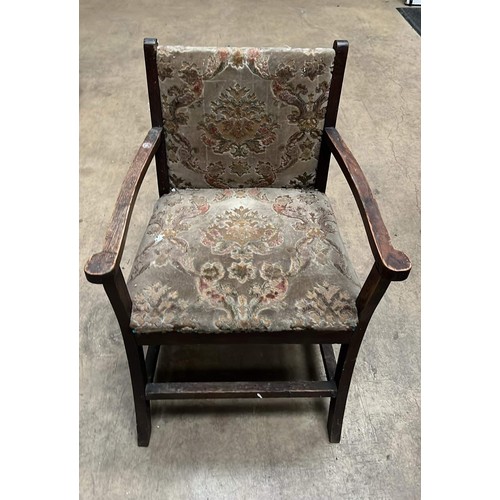 218 - SMALL VINTAGE ARM CHAIR