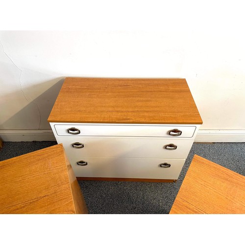 270 - 3 X THREE DRAWER CHEST SET