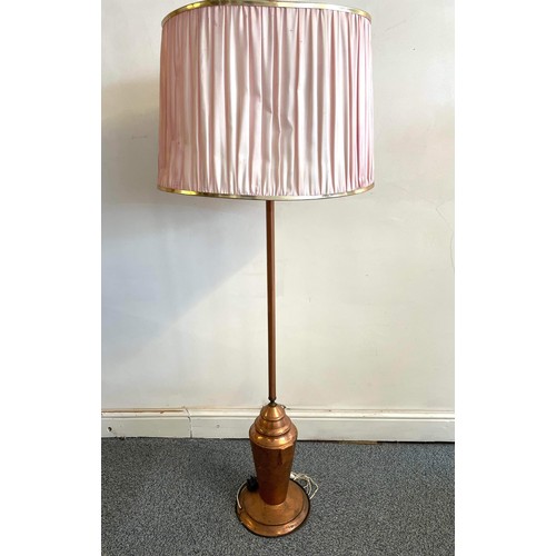 258 - COPPER STANDERD LAMP