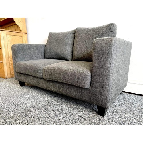 284 - GREY TWO SEATER SOFA