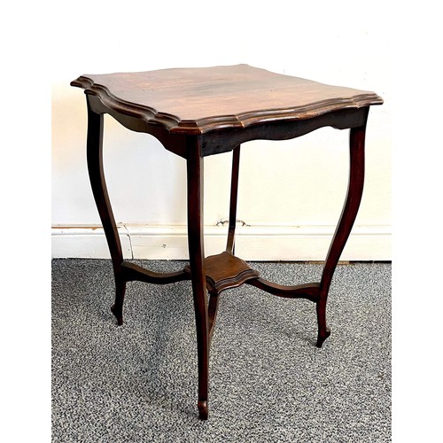 281 - EDWARDIAN SHAPED SIDE TABLE