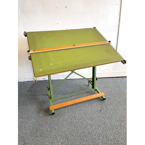 263 - VINTAGE GREEN ARCHITECT DRAWING BOARD