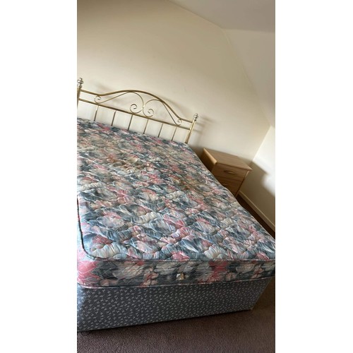 361 - DOUBLE DIVAN BED SET WITH STORAGE