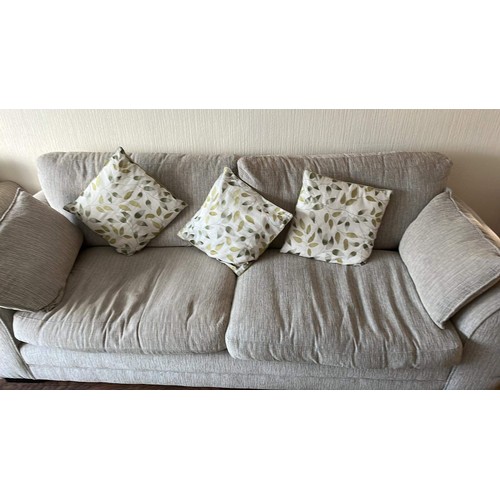 396 - 3 PLUS 1 GREY SOFA SET