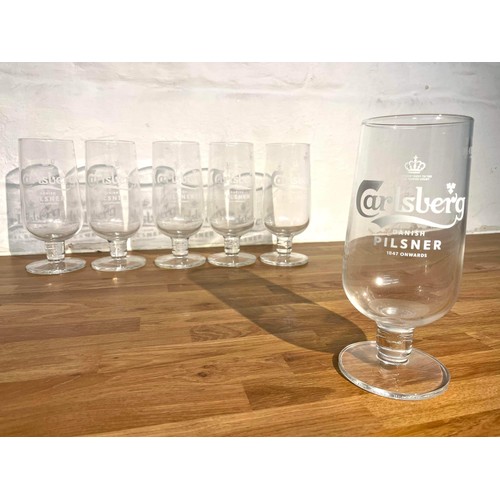 322 - SIX CARLSBURG GLASSES