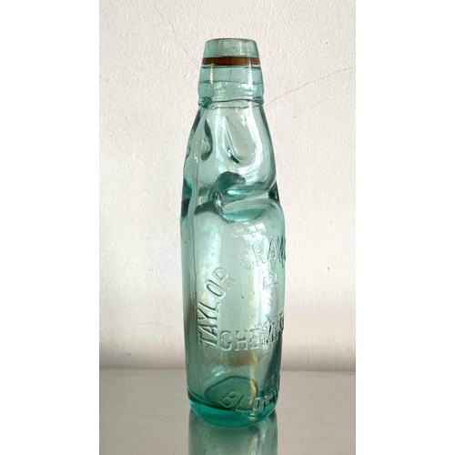 283 - VINTAGE MARBLE TOP POP BOTTLE