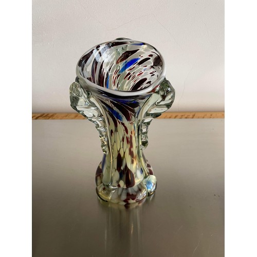 286 - MURANO COLOURED GLASS VASE