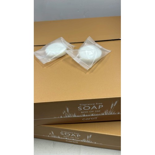 476 - TWO NEW BOXES OF HOTEL SOAP / TOTAL 500 SOAP SEE PICTURES