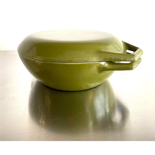 505 - GREEN CASSEROLE COOK POT FROM DENMARK