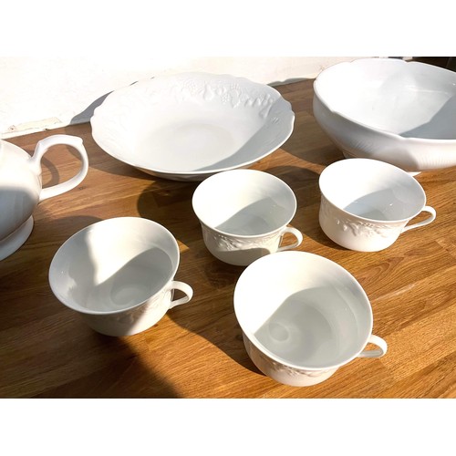 579 - FRENCH PHILIPPE WHITE TABLE WARE