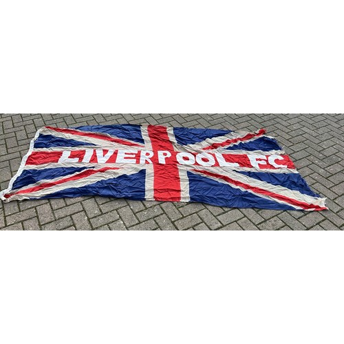 821 - UK UNION FLAG USED / WITH LIVER POOL FC ON ONE SIDE