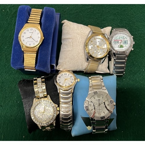 817 - SIX WATCHES