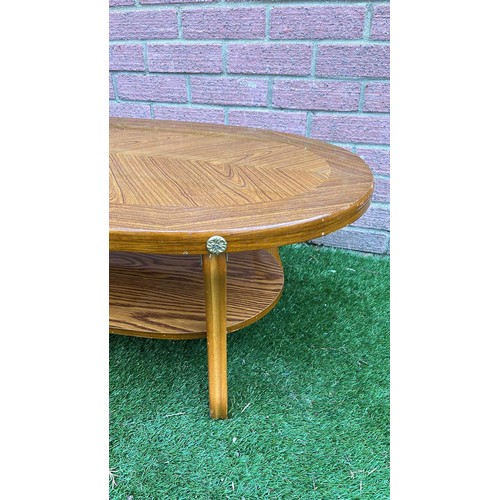 317 - OVAL COFFEE TABLE