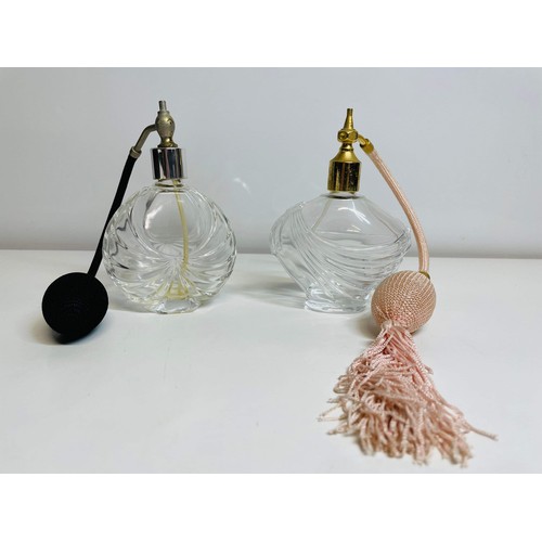 5 - TWO GLASS PERFUME ATOMISER